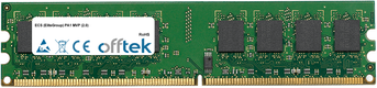 PA1 MVP (2.0) 1GB Módulo - 240 Pin 1.8v DDR2 PC2-6400 Non-ECC Dimm